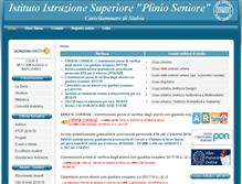 Tablet Screenshot of plinioseniore.it